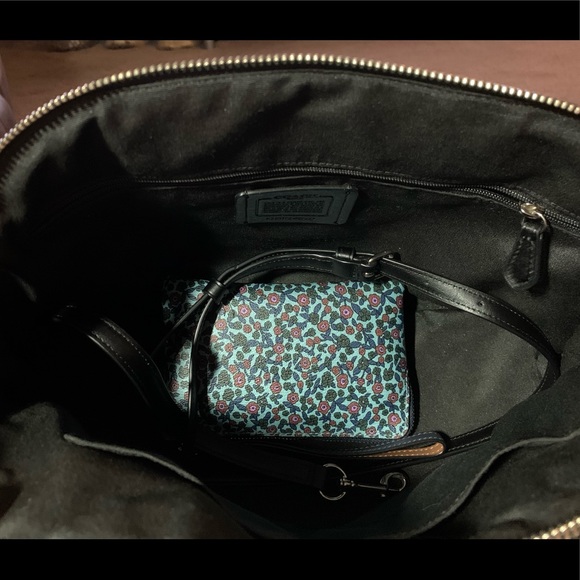 Coach Sierra Ranch Floral Crossgrain Satchel - Picture 4 of 5